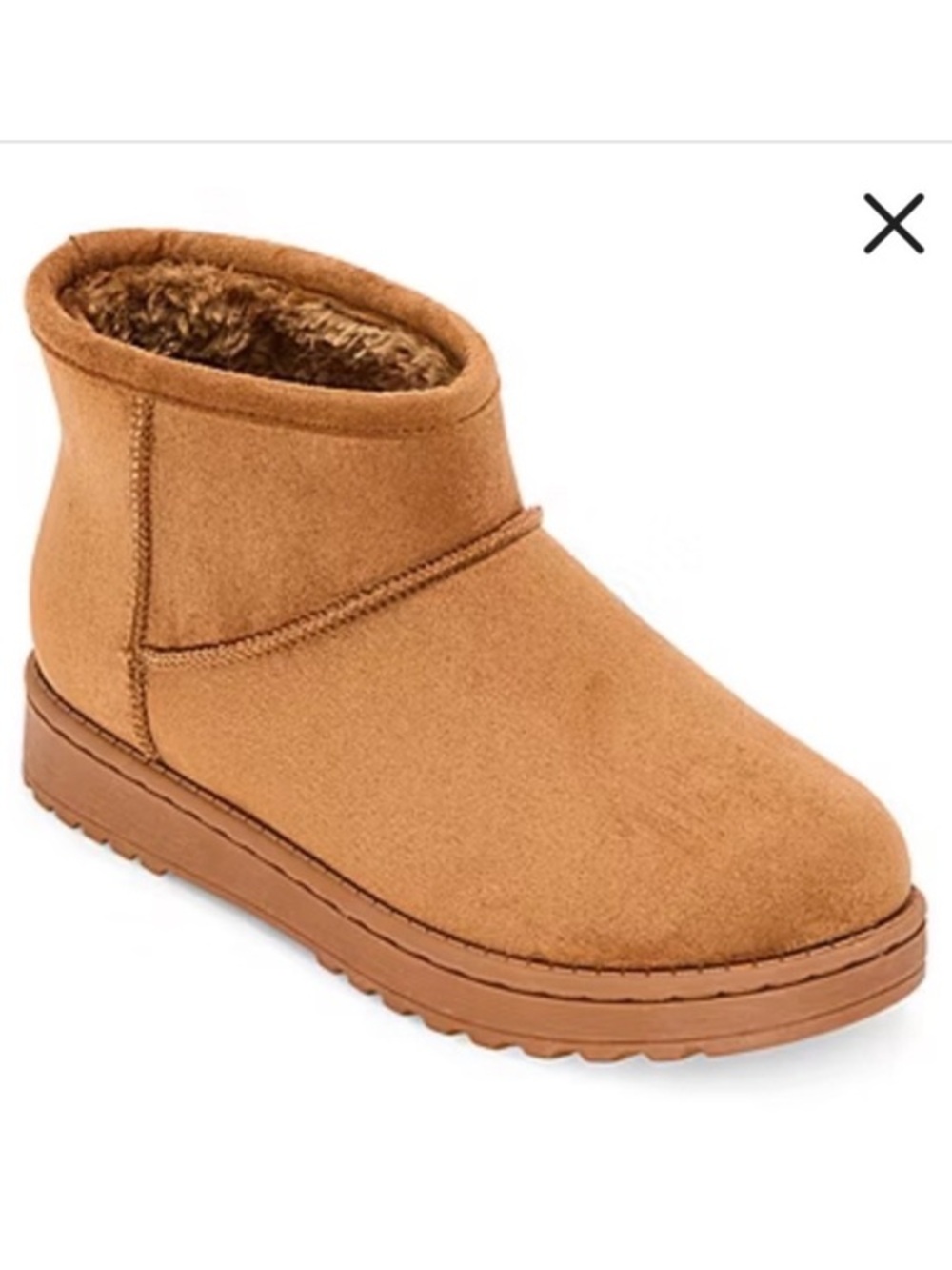 ✨NEW✨IN BOX💕✨Arizona Slater Flat Heel Winter Ankle Booties Boots Tan 6
